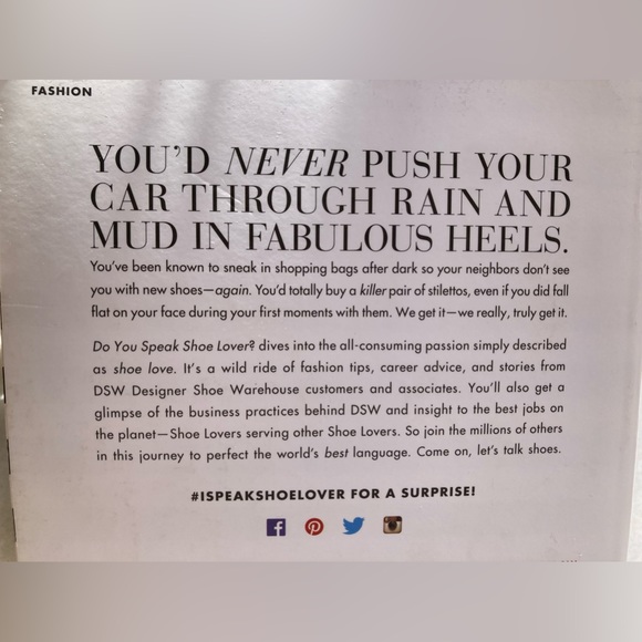 New DO YOU SPEAK SHOE LOVER BOOK - Picture 8 of 10